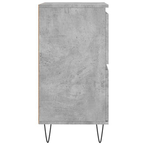 Ντουλάπι Γκρι Σκυροδέματος 60x35x70 εκ. Επεξεργασμένο Ξύλο