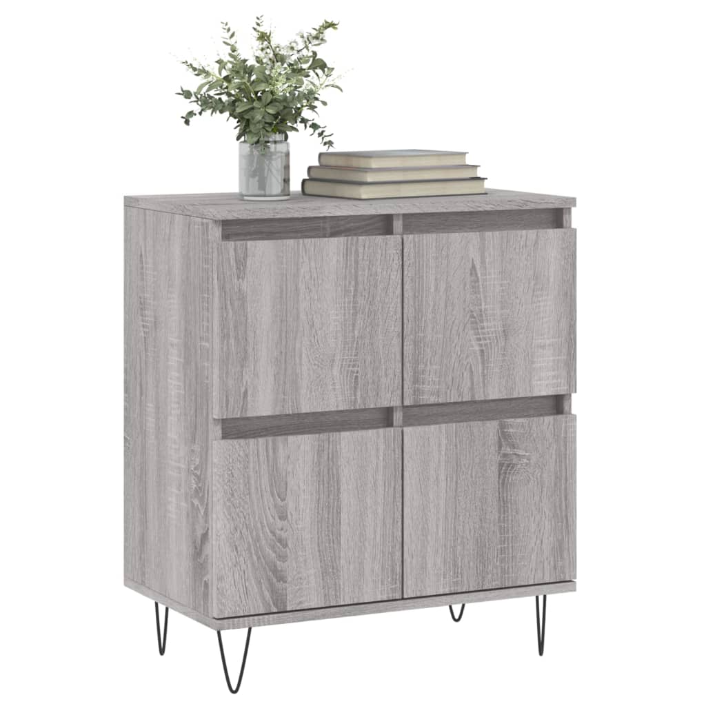 Ντουλάπι Γκρι Sonoma 60x35x70 εκ. από Επεξεργασμένο Ξύλο