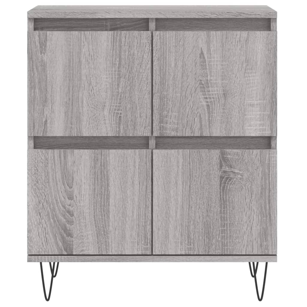 Ντουλάπι Γκρι Sonoma 60x35x70 εκ. από Επεξεργασμένο Ξύλο