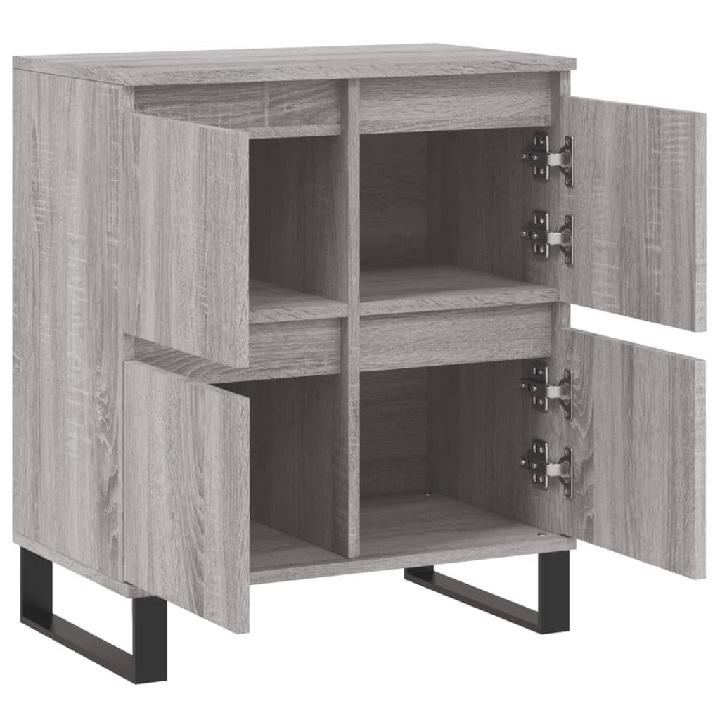 Ντουλάπι Γκρι Sonoma 60x35x70 εκ. από Επεξεργασμένο Ξύλο