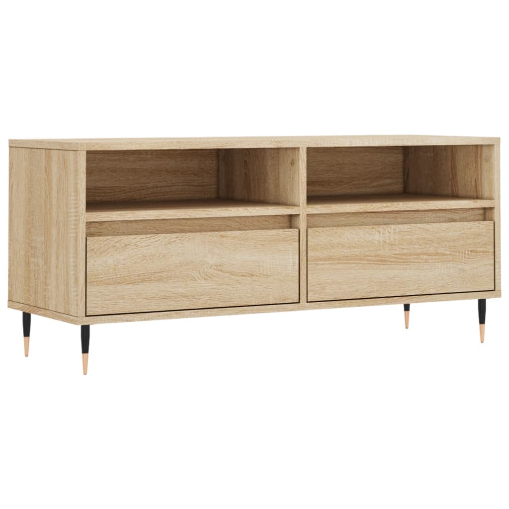 Έπιπλο Τηλεόρασης Sonoma Δρυς 100 x 34,5 x 44,5 εκ. Επεξ. Ξύλο