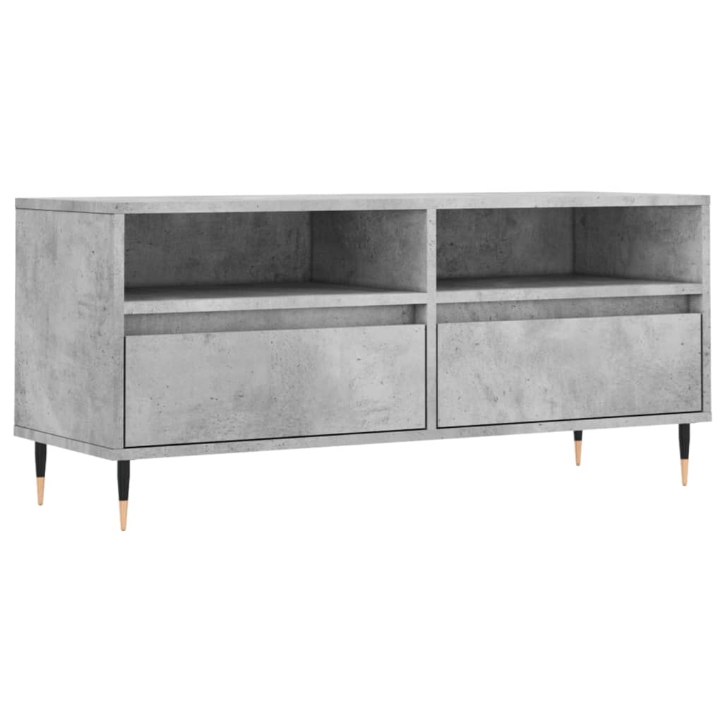 Έπιπλο Τηλεόρασης Γκρι Σκυρ. 100 x 34,5 x 44,5 εκ. Επεξ. Ξύλο - Pakobazaar