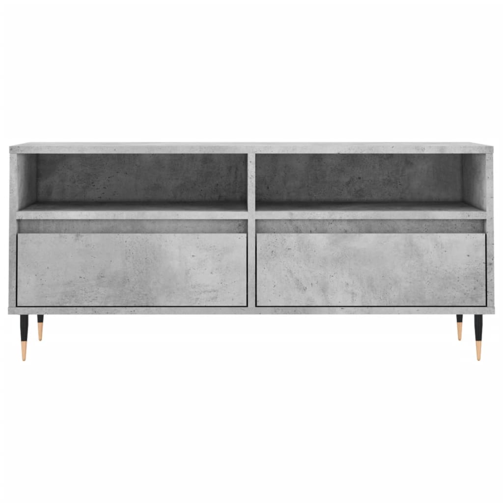 Έπιπλο Τηλεόρασης Γκρι Σκυρ. 100 x 34,5 x 44,5 εκ. Επεξ. Ξύλο - Pakobazaar
