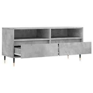 Έπιπλο Τηλεόρασης Γκρι Σκυρ. 100 x 34,5 x 44,5 εκ. Επεξ. Ξύλο - Pakobazaar