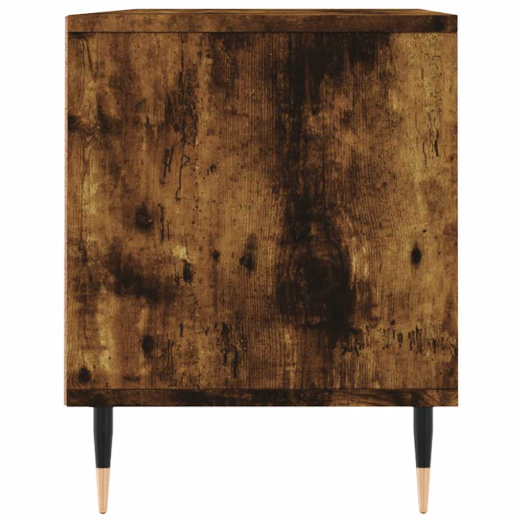 Έπιπλο Τηλεόρασης Καπνιστή Δρυς 100x34,5x44,5 εκ. Επεξ. Ξύλο