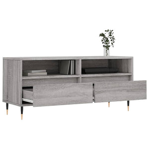 Έπιπλο Τηλεόρασης Γκρι Sonoma 100x34,5x44,5 εκ. Επεξεργ. Ξύλο