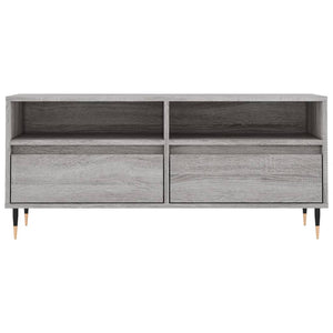 Έπιπλο Τηλεόρασης Γκρι Sonoma 100x34,5x44,5 εκ. Επεξεργ. Ξύλο