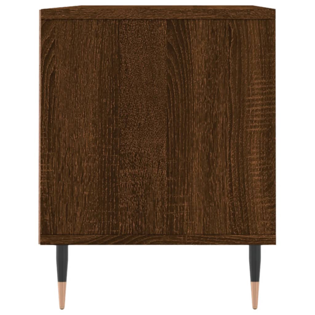 Έπιπλο Τηλεόρασης Καφέ Δρυς 100x34,5x44,5 εκ. Επεξεργ. Ξύλο