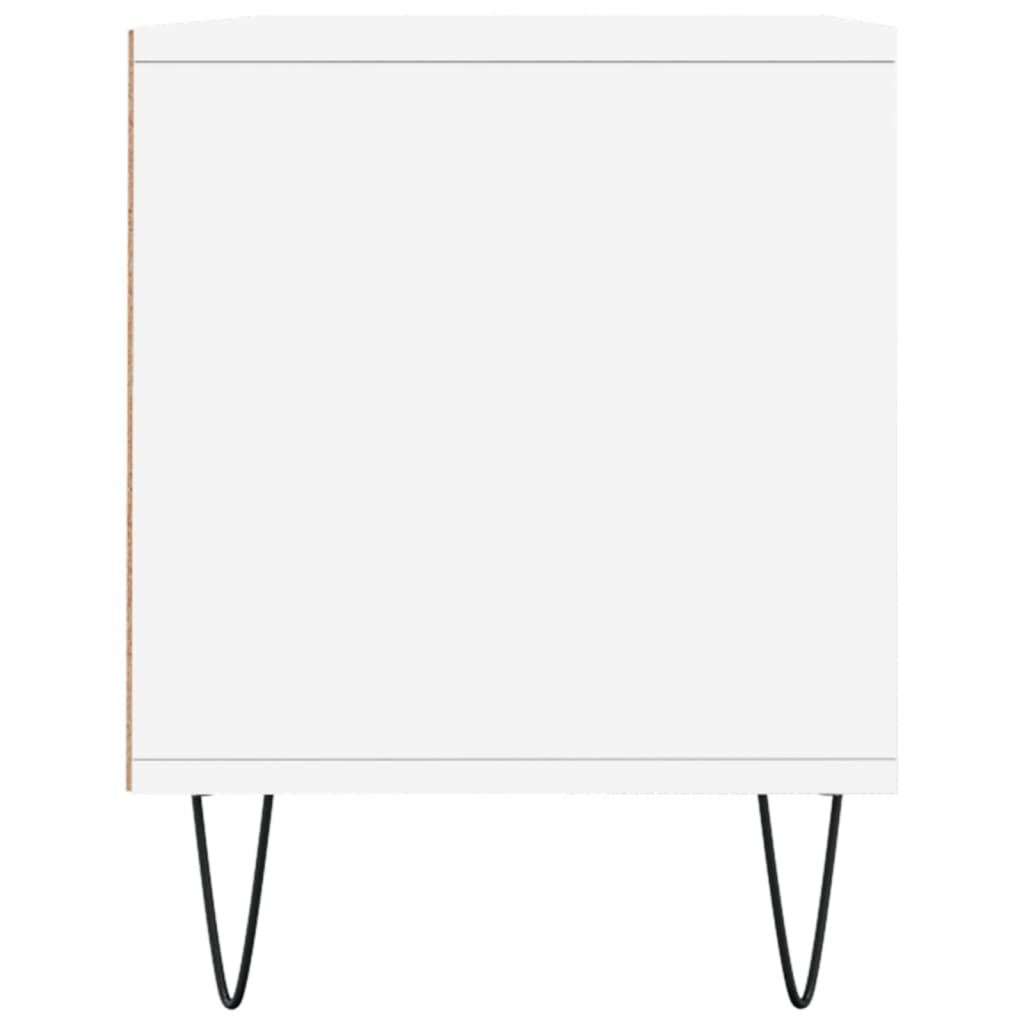 Έπιπλο Τηλεόρασης Λευκό 100x34,5x44,5 εκ. Επεξεργασμένο Ξύλο