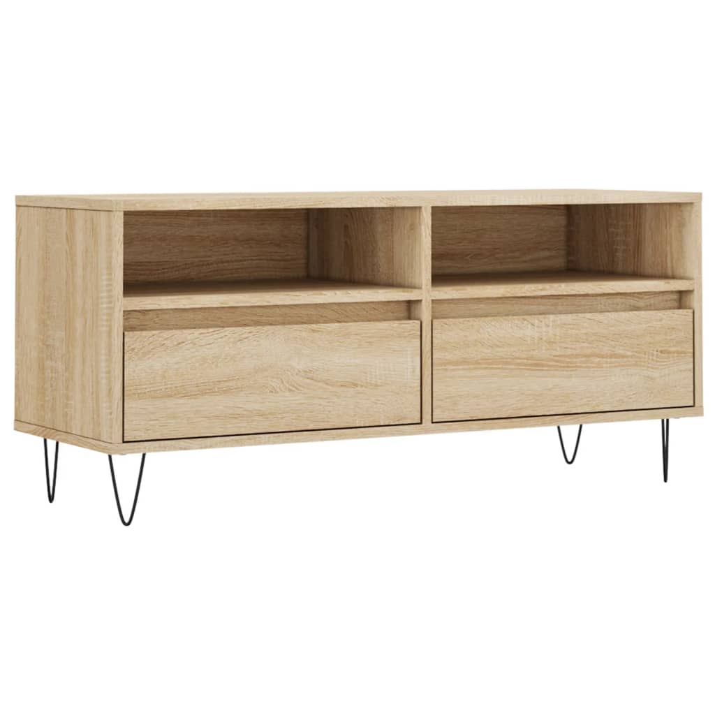 Έπιπλο Τηλεόρασης Sonoma Δρυς 100 x 34,5 x 44,5 εκ. Επεξ. Ξύλο