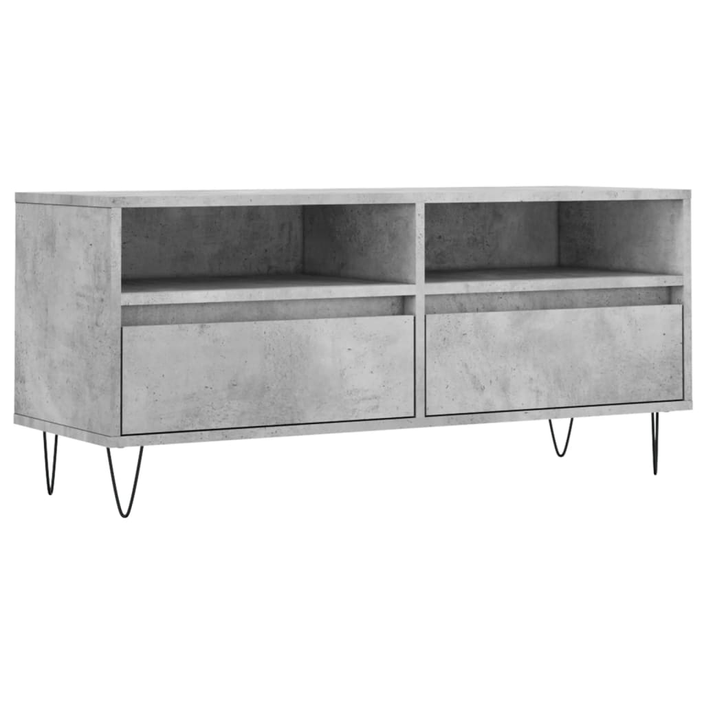 Έπιπλο Τηλεόρασης Γκρι Σκυρ. 100 x 34,5 x 44,5 εκ. Επεξ. Ξύλο