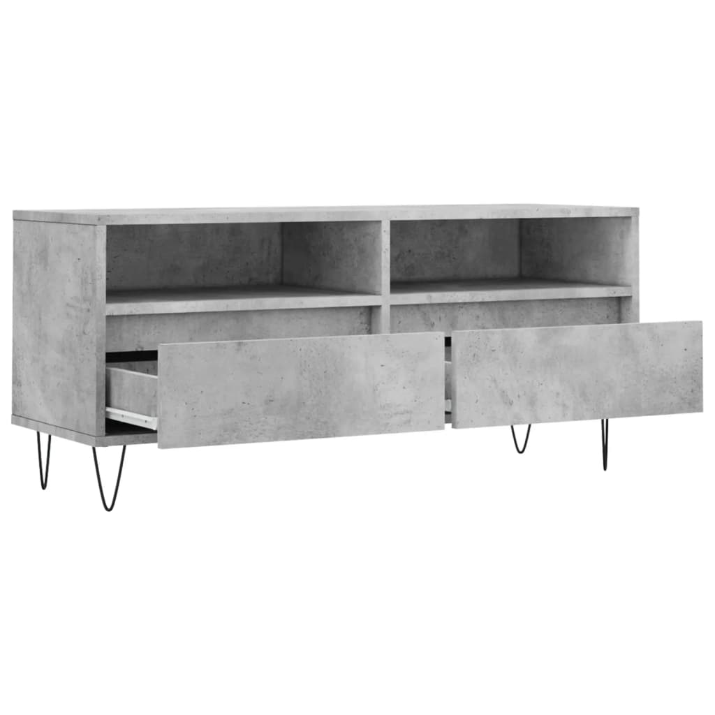 Έπιπλο Τηλεόρασης Γκρι Σκυρ. 100 x 34,5 x 44,5 εκ. Επεξ. Ξύλο