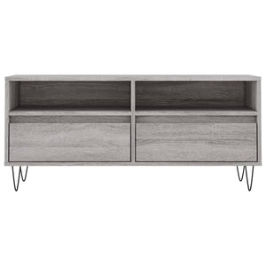 Έπιπλο Τηλεόρασης Γκρι Sonoma 100x34,5x44,5 εκ. Επεξεργ. Ξύλο - Pakobazaar