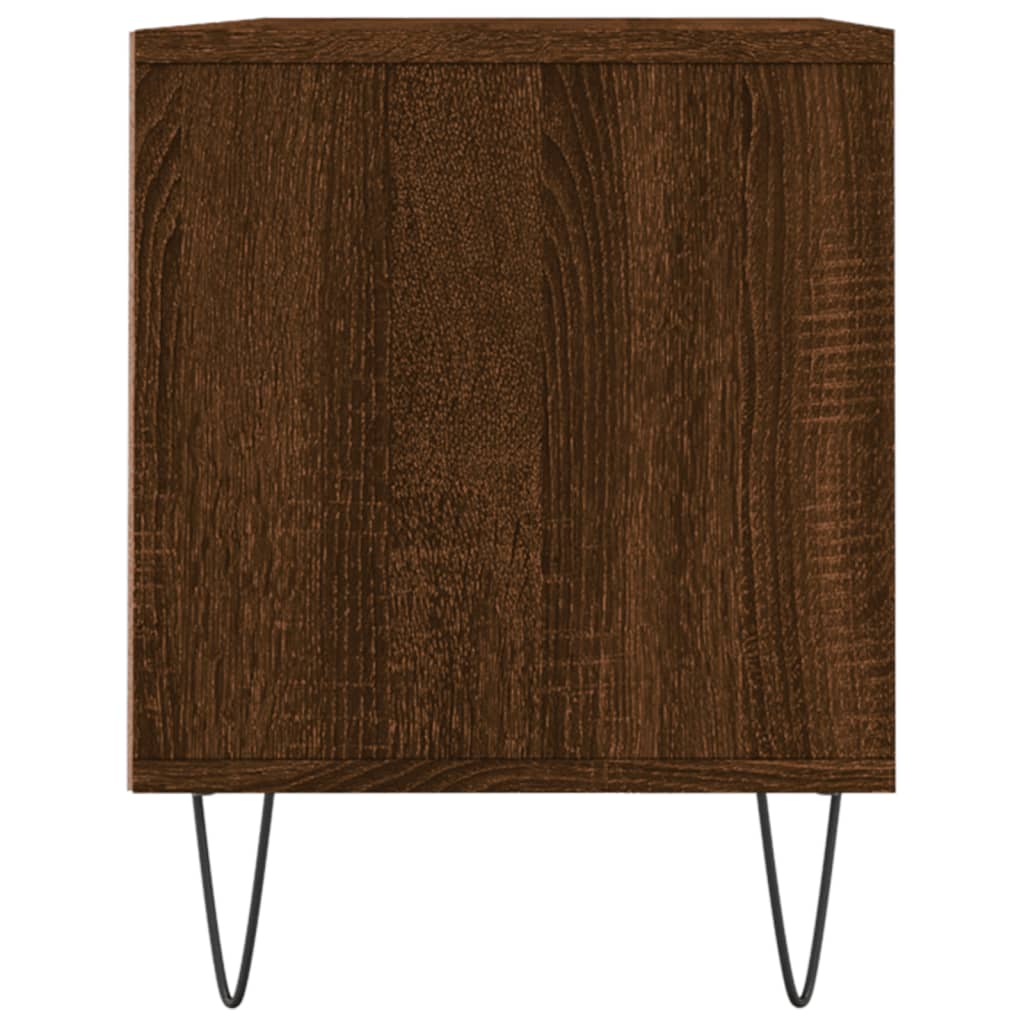Έπιπλο Τηλεόρασης Καφέ Δρυς 100x34,5x44,5 εκ. Επεξεργ. Ξύλο