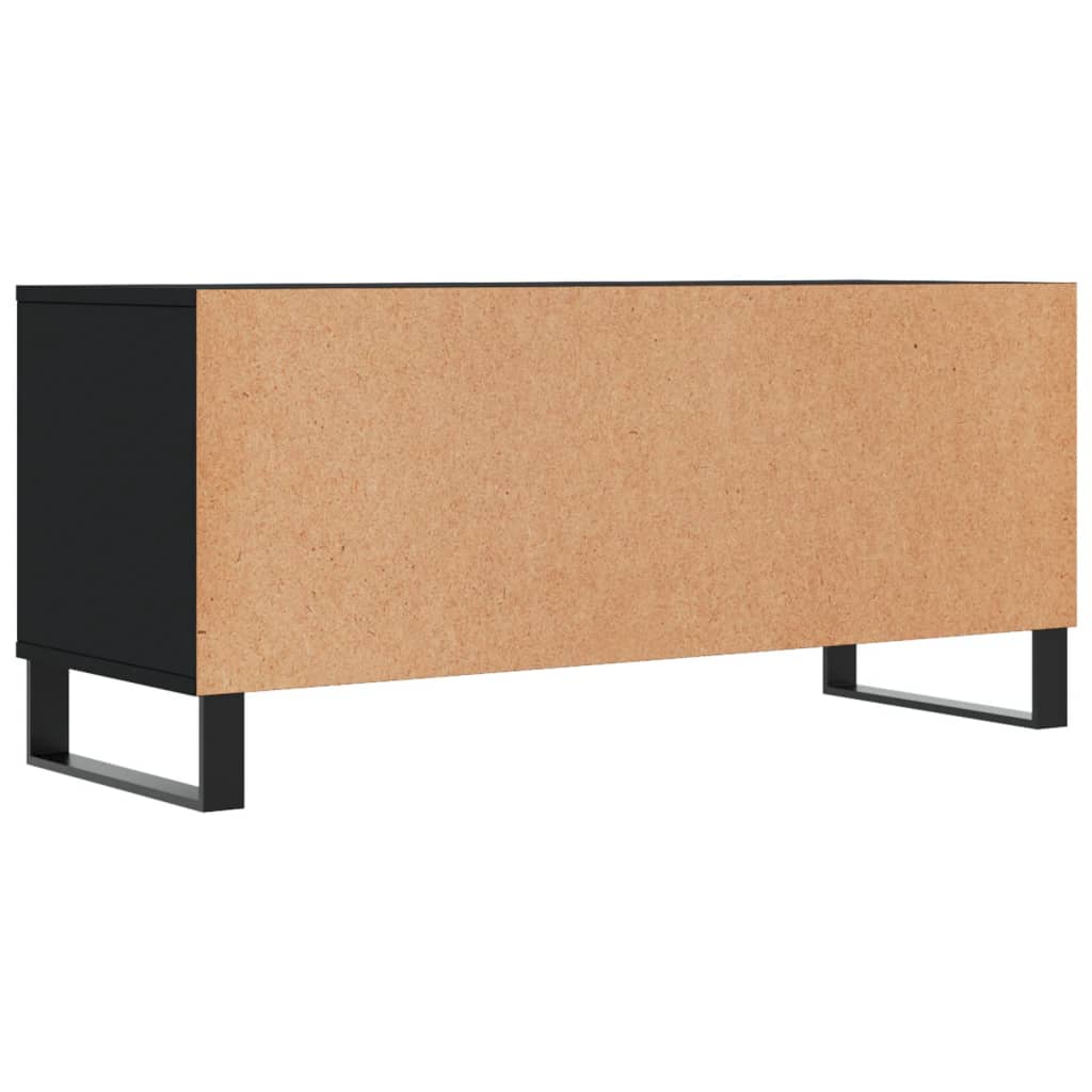 Έπιπλο Τηλεόρασης Μαύρο 100x34,5x44,5 εκ. Επεξεργ. Ξύλο