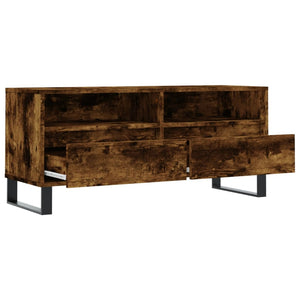 Έπιπλο Τηλεόρασης Καπνιστή Δρυς 100x34,5x44,5 εκ. Επεξ. Ξύλο