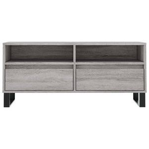 Έπιπλο Τηλεόρασης Γκρι Sonoma 100x34,5x44,5 εκ. Επεξεργ. Ξύλο