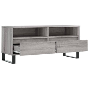 Έπιπλο Τηλεόρασης Γκρι Sonoma 100x34,5x44,5 εκ. Επεξεργ. Ξύλο