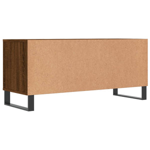 Έπιπλο Τηλεόρασης Καφέ Δρυς 100x34,5x44,5 εκ. Επεξεργ. Ξύλο