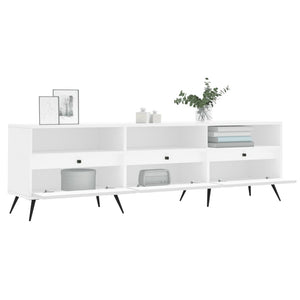 Έπιπλο Τηλεόρασης Λευκό 150x30x44,5 εκ. Επεξεργασμένο Ξύλο