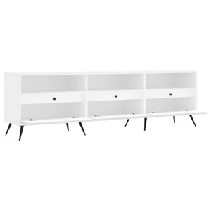 Έπιπλο Τηλεόρασης Λευκό 150x30x44,5 εκ. Επεξεργασμένο Ξύλο