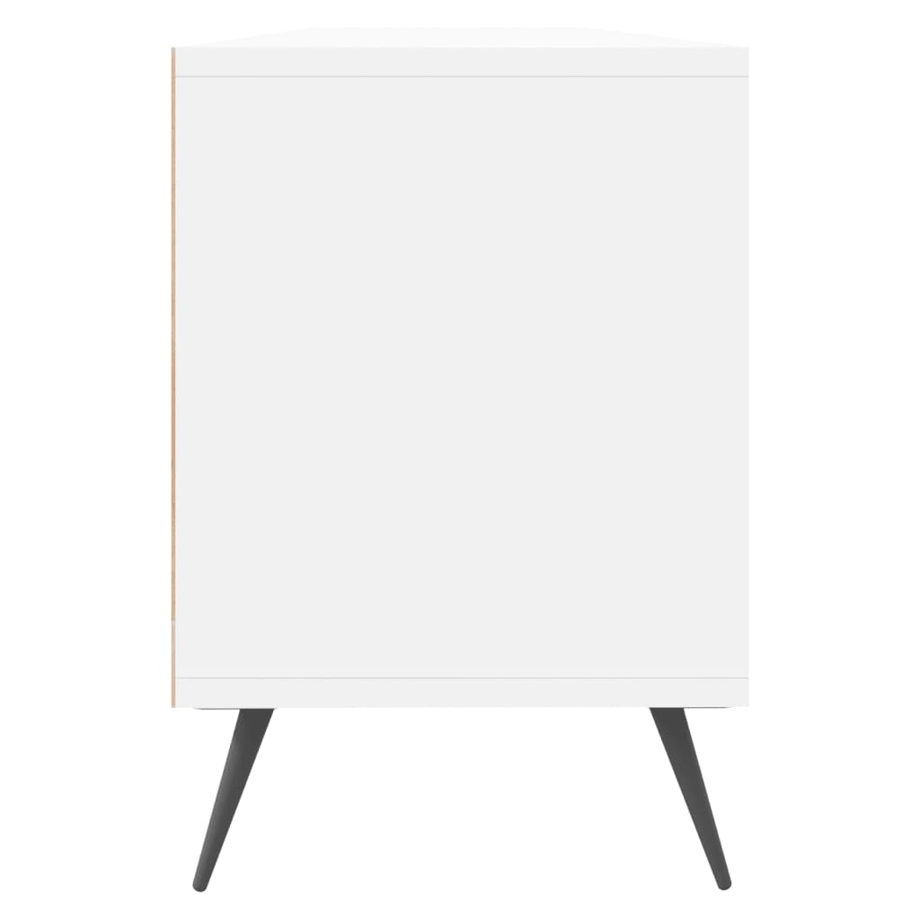 Έπιπλο Τηλεόρασης Λευκό 150x30x44,5 εκ. Επεξεργασμένο Ξύλο