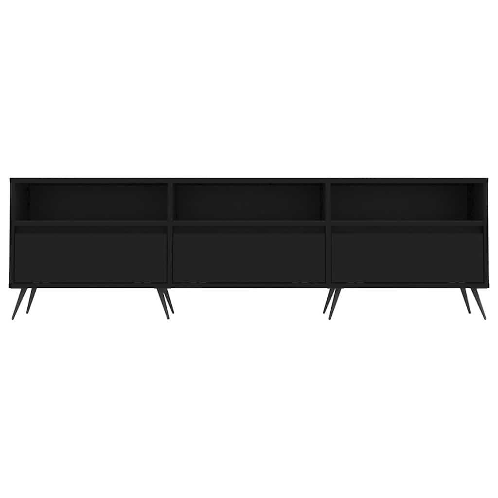 Έπιπλο Τηλεόρασης Μαύρο 150x30x44,5 εκ. Επεξεργασμένο Ξύλο - Pakobazaar