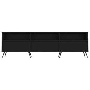 Έπιπλο Τηλεόρασης Μαύρο 150x30x44,5 εκ. Επεξεργασμένο Ξύλο - Pakobazaar