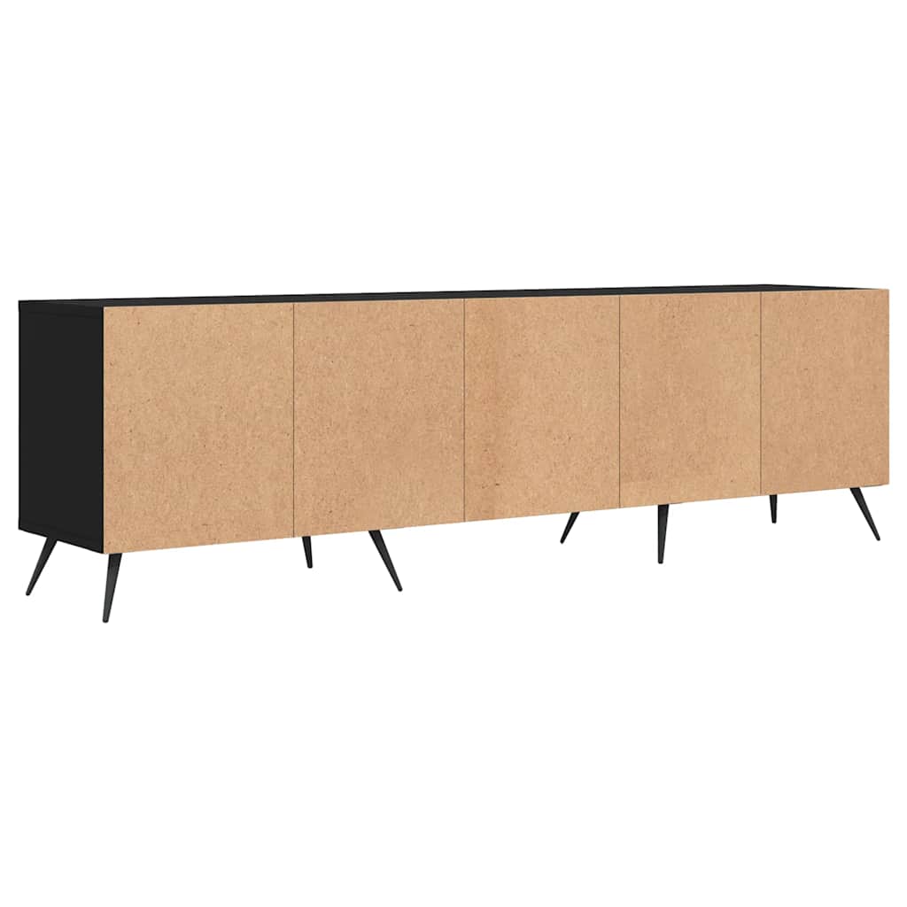 Έπιπλο Τηλεόρασης Μαύρο 150x30x44,5 εκ. Επεξεργασμένο Ξύλο - Pakobazaar