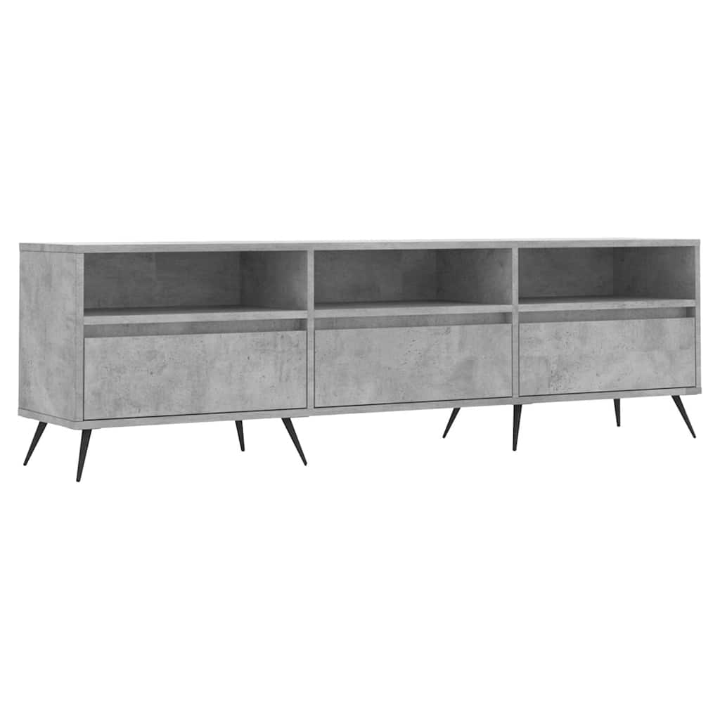 Έπιπλο Τηλεόρασης Γκρι Σκυρ. 150x30x44,5 εκ. Επεξ. Ξύλο - Pakobazaar