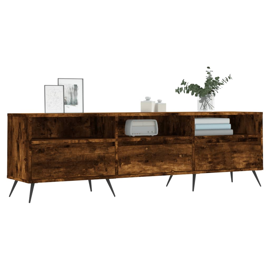 Έπιπλο Τηλεόρασης Καπνιστή Δρυς 150x30x44,5 εκ. Επεξ. Ξύλο - Pakobazaar