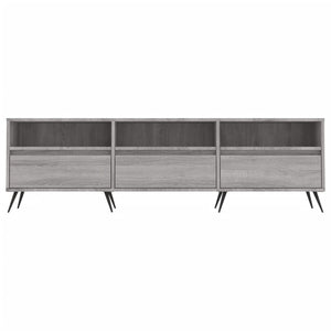 Έπιπλο Τηλεόρασης Γκρι Sonoma 150x30x44,5 εκ. από Επεξεργ. Ξύλο