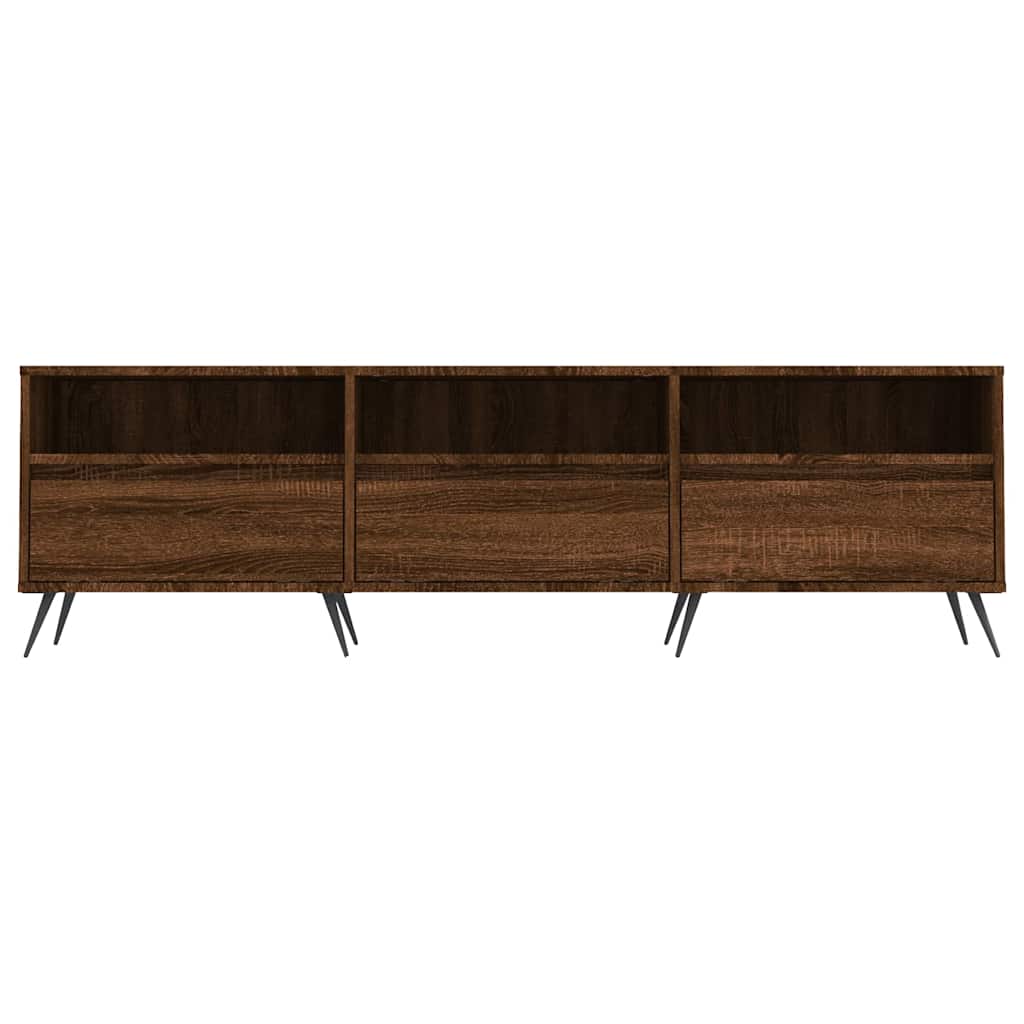 Έπιπλο Τηλεόρασης Καφέ Δρυς 150x30x44,5 εκ. Επεξεργασμένο Ξύλο