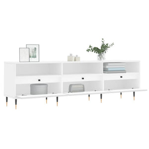 Έπιπλο Τηλεόρασης Λευκό 150x30x44,5 εκ. Επεξεργασμένο Ξύλο