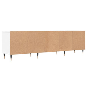 Έπιπλο Τηλεόρασης Λευκό 150x30x44,5 εκ. Επεξεργασμένο Ξύλο
