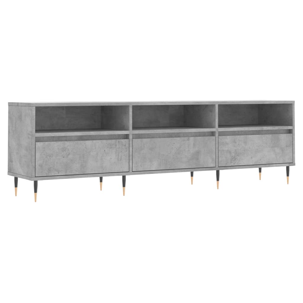 Έπιπλο Τηλεόρασης Γκρι Σκυρ. 150x30x44,5 εκ. Επεξ. Ξύλο - Pakobazaar
