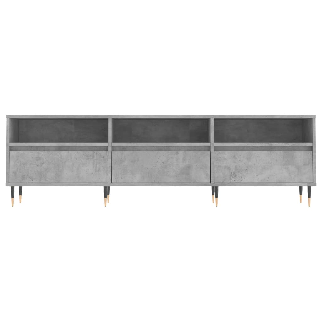 Έπιπλο Τηλεόρασης Γκρι Σκυρ. 150x30x44,5 εκ. Επεξ. Ξύλο - Pakobazaar