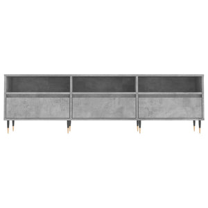 Έπιπλο Τηλεόρασης Γκρι Σκυρ. 150x30x44,5 εκ. Επεξ. Ξύλο - Pakobazaar