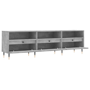 Έπιπλο Τηλεόρασης Γκρι Σκυρ. 150x30x44,5 εκ. Επεξ. Ξύλο - Pakobazaar