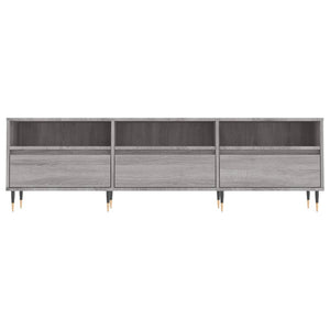 Έπιπλο Τηλεόρασης Γκρι Sonoma 150x30x44,5 εκ. από Επεξεργ. Ξύλο