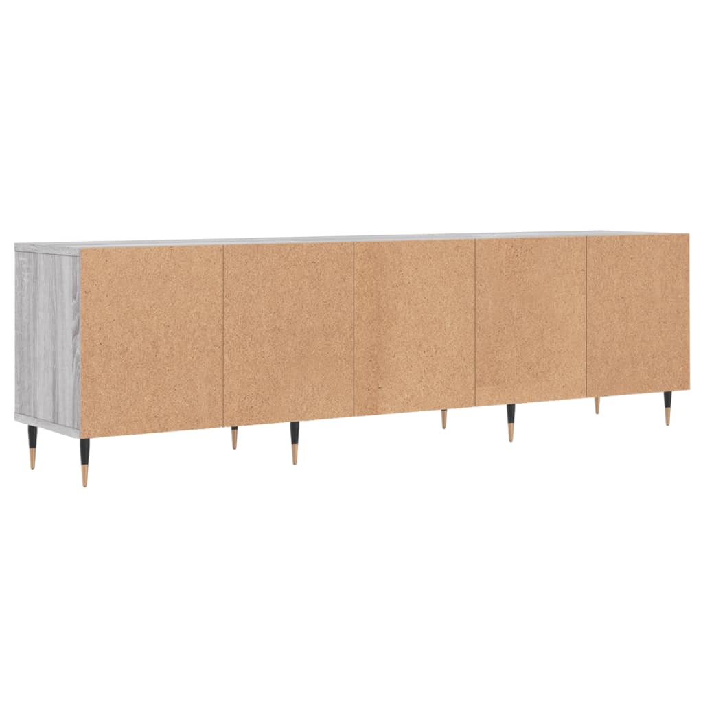 Έπιπλο Τηλεόρασης Γκρι Sonoma 150x30x44,5 εκ. από Επεξεργ. Ξύλο