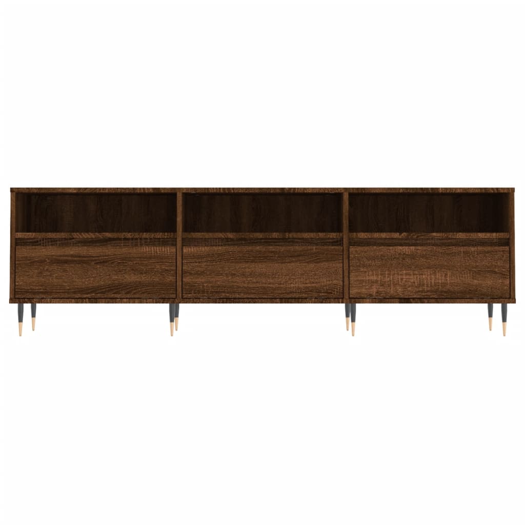 Έπιπλο Τηλεόρασης Καφέ Δρυς 150x30x44,5 εκ. Επεξεργασμένο Ξύλο