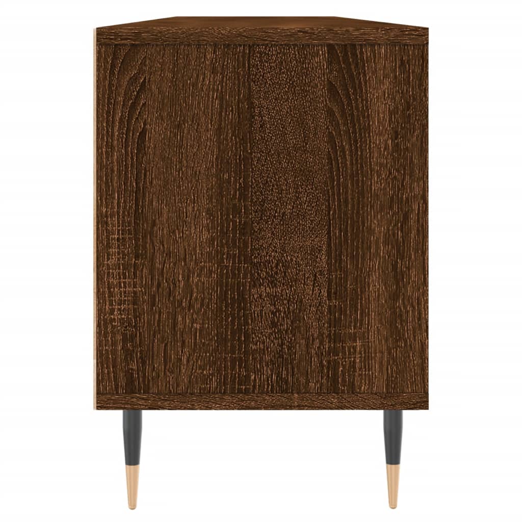 Έπιπλο Τηλεόρασης Καφέ Δρυς 150x30x44,5 εκ. Επεξεργασμένο Ξύλο