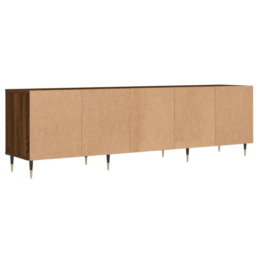 Έπιπλο Τηλεόρασης Καφέ Δρυς 150x30x44,5 εκ. Επεξεργασμένο Ξύλο