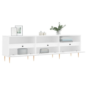 Έπιπλο Τηλεόρασης Λευκό 150x30x44,5 εκ. Επεξεργασμένο Ξύλο