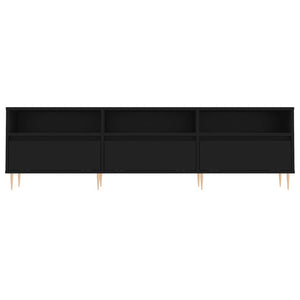Έπιπλο Τηλεόρασης Μαύρο 150x30x44,5 εκ. Επεξεργασμένο Ξύλο