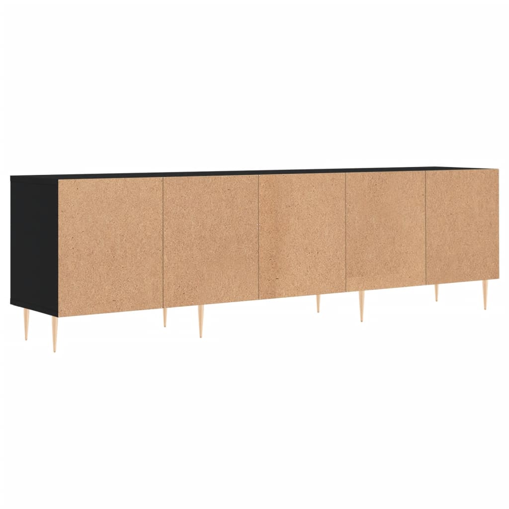 Έπιπλο Τηλεόρασης Μαύρο 150x30x44,5 εκ. Επεξεργασμένο Ξύλο
