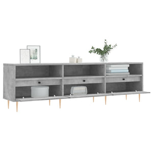 Έπιπλο Τηλεόρασης Γκρι Σκυρ. 150x30x44,5 εκ. Επεξ. Ξύλο