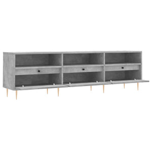Έπιπλο Τηλεόρασης Γκρι Σκυρ. 150x30x44,5 εκ. Επεξ. Ξύλο