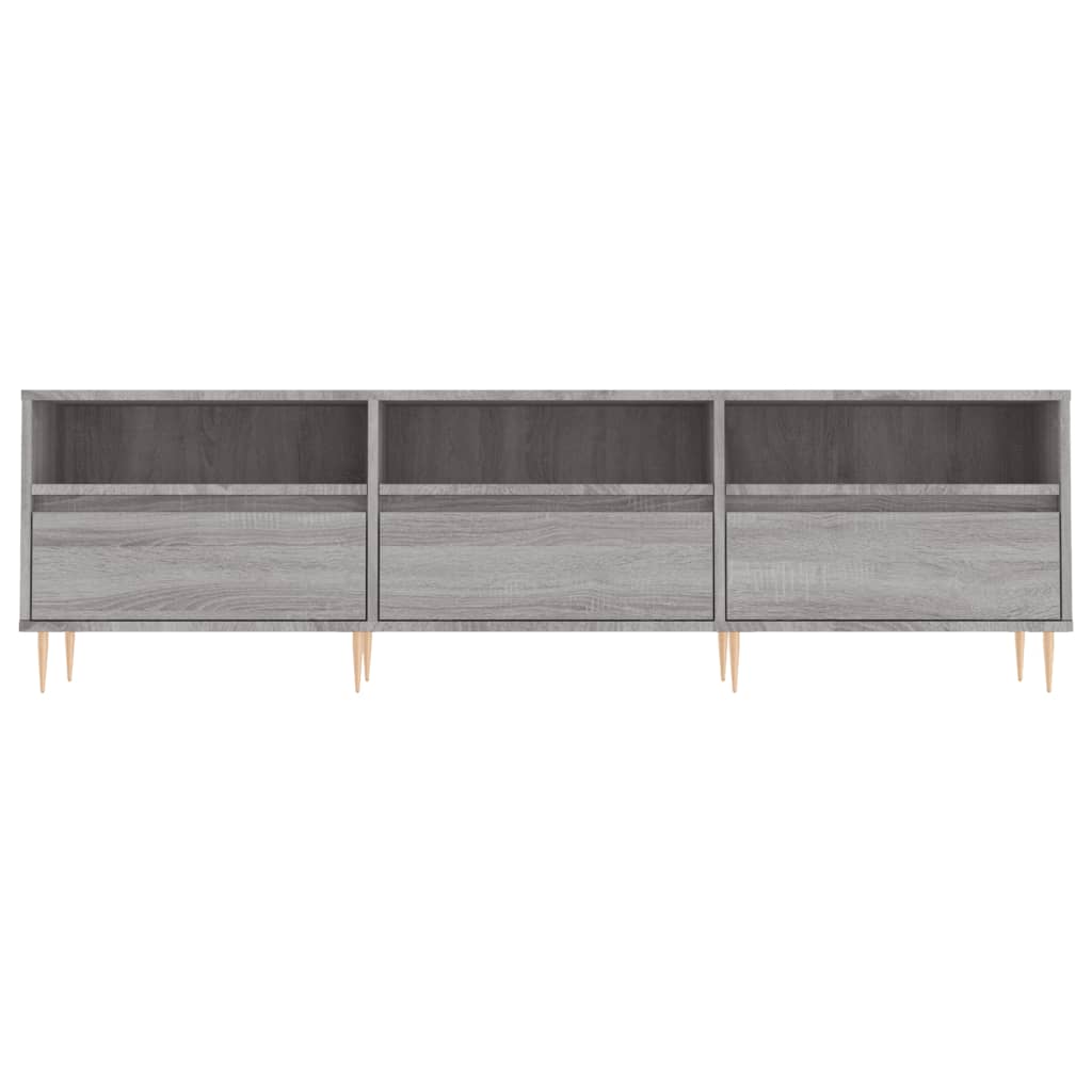 Έπιπλο Τηλεόρασης Γκρι Sonoma 150x30x44,5 εκ. από Επεξεργ. Ξύλο - Pakobazaar